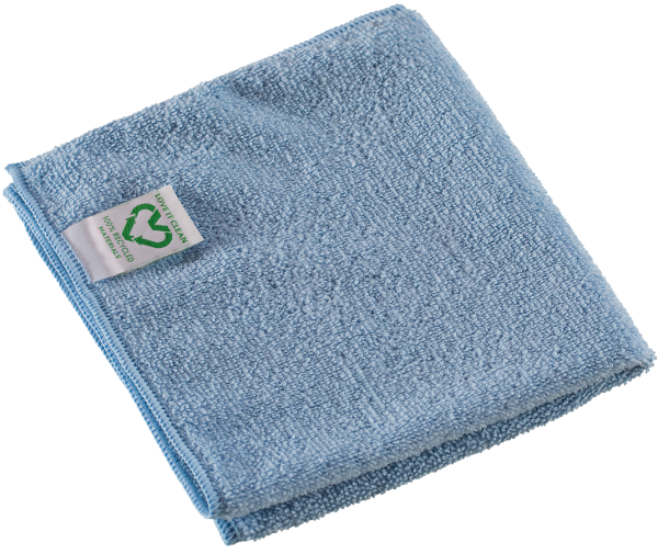 VILEDA Mikrofasertuch R-Micro Tuff Swift, 38x35 cm, blau, nachhaltig