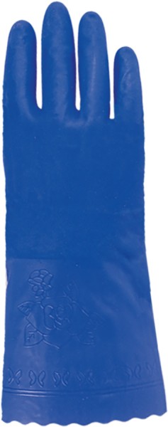 SHOWA Vinyl Schutzhandschuhe blau, 0,4 mm Wandstärke, 30 cm, Herren