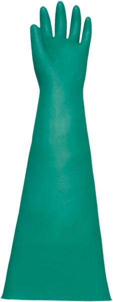 KCL Chemie-Schutzhandschuhe Nitril grün 60 cm Herren Grösse 10