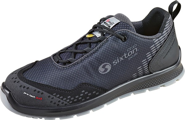 Sixton Auckland S3S ESD Sicherheitshalbschuhe mit Duo-PU-Sohle