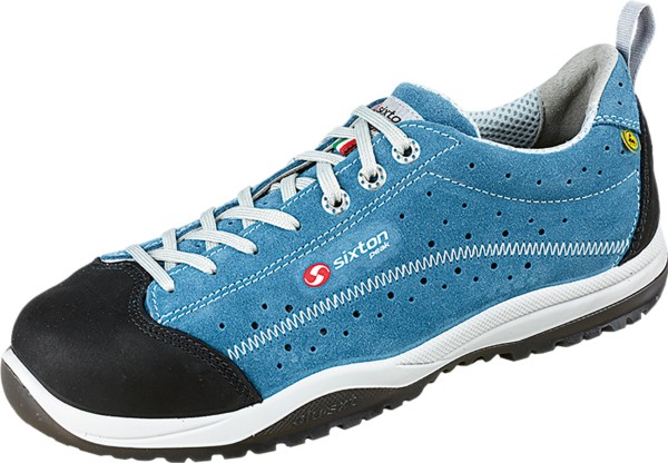 Sixton Pasitos ESD Sicherheitshalbschuh S1P mit Nubukleder