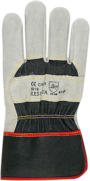 Resista Extra Schutzhandschuhe aus robustem Rindsspaltleder, 27 cm