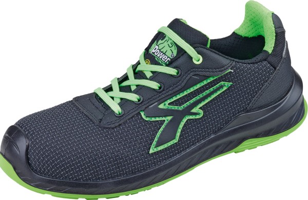 U-POWER CO₂-neutrale ESD Sicherheitshalbschuhe mit Textilsohle