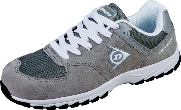 Dunlop graue metallfreie S3S Sicherheitshalbschuhe mit textiler Zwischensohle
