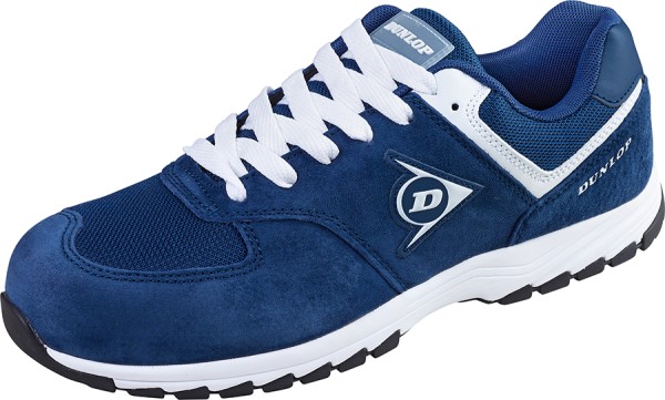 Dunlop metallfreier Sicherheitshalbschuh navy S3S, atmungsaktiv, ölfest