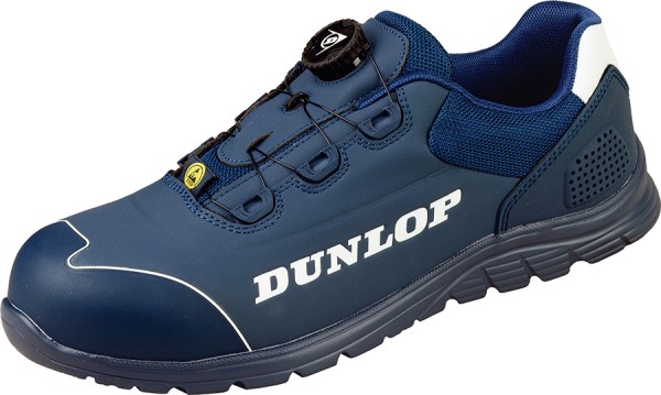 Dunlop ESD-Sicherheitshalbschuh Navy mit Drehverschluss S3S