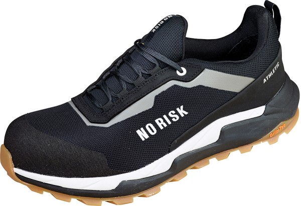 NO RISK Metallfreier ESD Sicherheitshalbschuh ATHLETIC LOW Schwarz