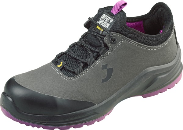 Damen Sicherheitshalbschuhe metallfrei ESD modisch robust grau