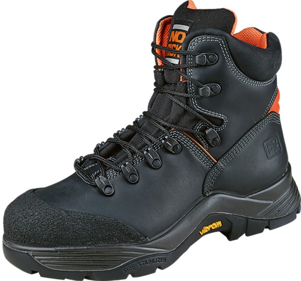 NO RISK Minnesota S3 Metallfreier Bau-Sicherheitsschuh aus Leder