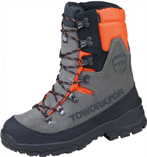 Wasserdichter TOWORKFOR Forst- und Bau-Sicherheitsstiefel S3