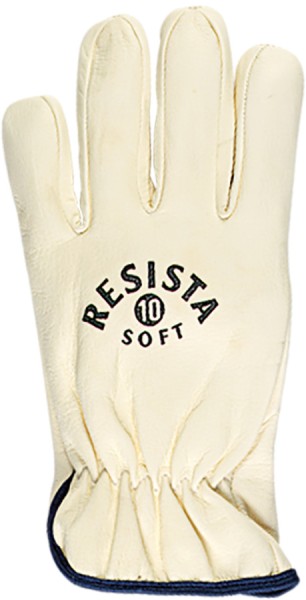 Resista Schutzhandschuhe aus weichem weissem Ziegennappaleder