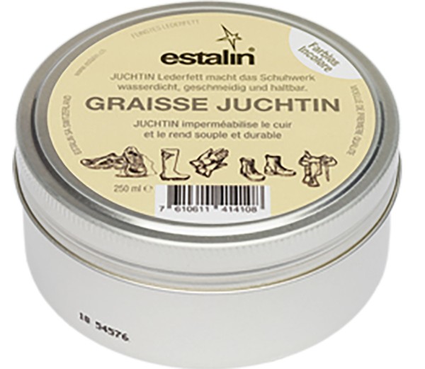 JUCHTIN farbloses Lederfett 250 ml Dose – Pflegemittelsschutz