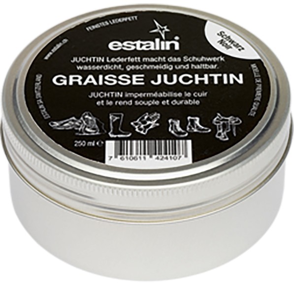 JUCHTIN Lederfett Schwarz 250 ml Dose Pflegemittel