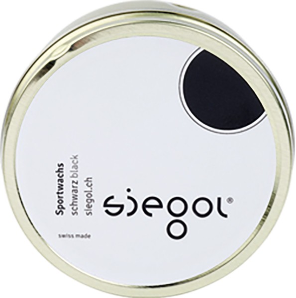 Siegol Leder Sportwachs schwarz, 150 ml Dose, pflegend