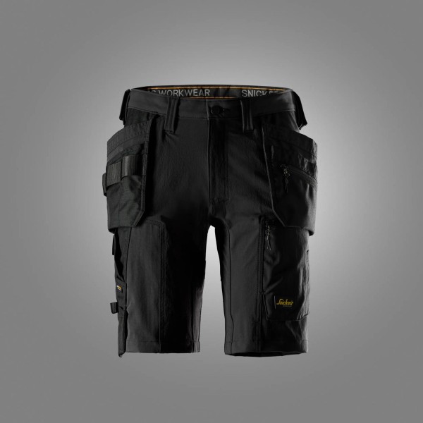AllroundWork, Stretch-Shorts mit Holstertaschen