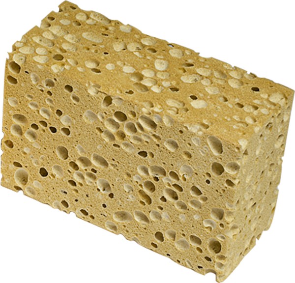 Robuster SPONTEX Grobreinigungsschwamm, stark saugfähig, 146x96x60 mm