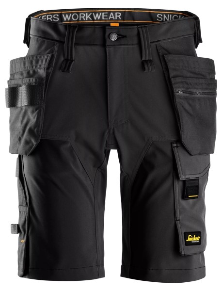 AllroundWork, 4-Wege-Stretch-Shorts mit Holstertaschen