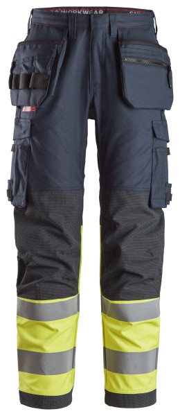 ProtecWork, Arbeitshose, Holstertaschen, Warnschutzklasse 1