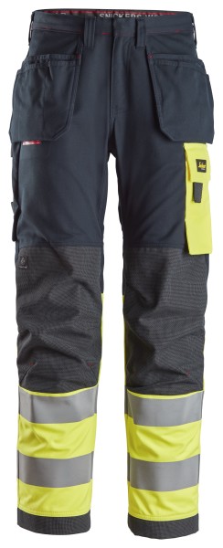 ProtecWork, Arbeitshose, Holstertaschen, Warnschutzklasse 1