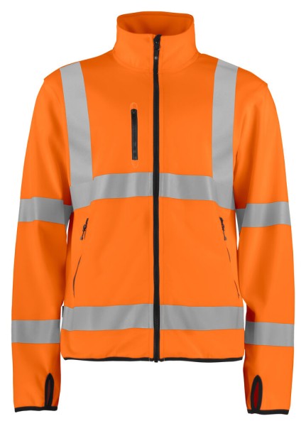 6105 LEICHTE SOFTSHELL JACKE EN ISO 20471 KLASSE 3