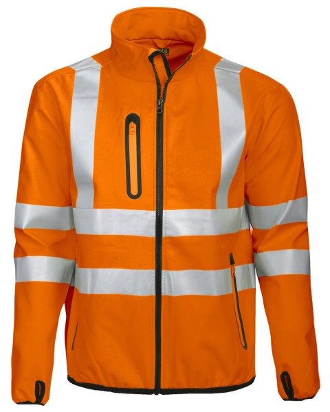 6412 SOFTSHELL JACKE EN ISO 20471 KLASSE 3