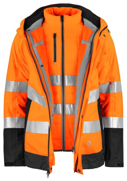 6445 3-IN-1 FUNKTIONSJACKE EN ISO 20471 KLASSE 3/2