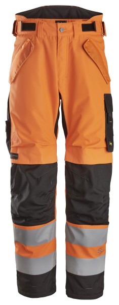 High-Vis, Wasserdichte 2-lagige, leicht wattierte Hose, 37.5®, Warnschutzklasse 2