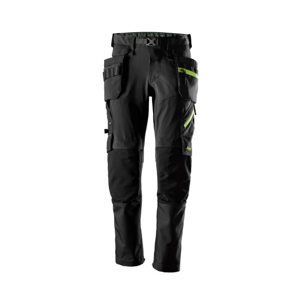 FlexiWork, Softshell-Stretchhose mit abnehmbaren Holstertaschen