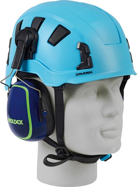 MOLDEX blauer Helm-Gehörschutz mit weichen, austauschbaren Kissen