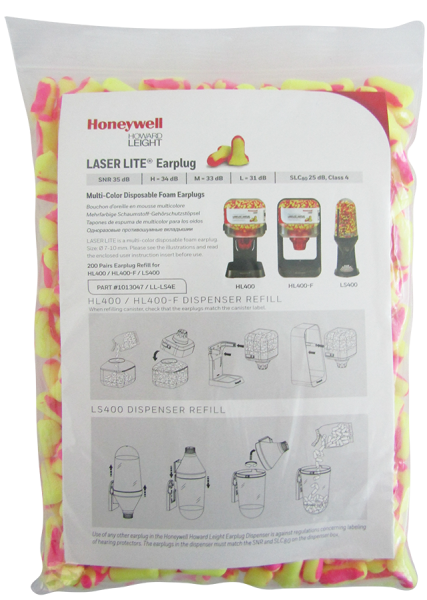 HONEYWELL HOWARD LEIGHT Nachfüllpack Gehörschutz T-Stöpsel 200 Paar