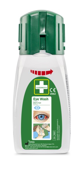 CEDERROTH Einweg-Augenspuelflasche 0,235 l mit Kochsalzlösung