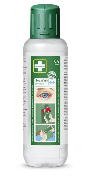 CEDERROTH Einweg Augenspuelflasche 0,5L sterile Kochsalzloesung