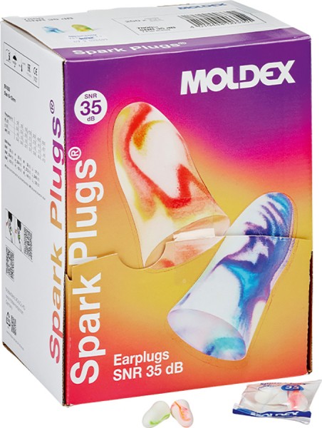 MOLDEX SPARK PLUGS Weiche Gehoerschutzstopsel aus PU-Schaum