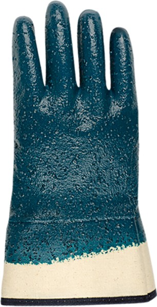Moltonierte Nitril-Schutzhandschuhe RESISTA, dunkelblau, Grösse 10