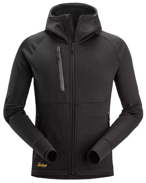 FlexiWork, Polartec® Power Stretch® Kapuzenjacke mit Reißverschluss