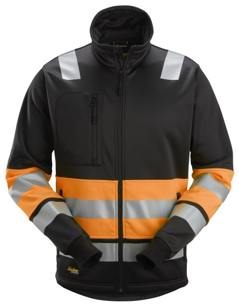 High-Vis, Jacke mit durchgehendem Reißverschluss, Warnschutzklasse 1