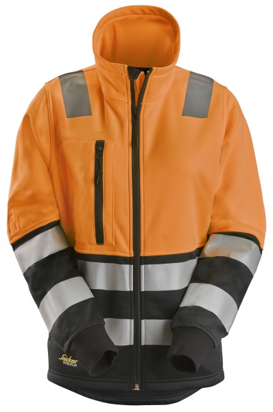 High-Vis, Damenjacke mit durchgehendem Reißverschluss, Warnschutzklasse 2