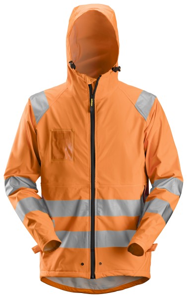 High-Vis, PU Regen-Arbeitsjacke, Klasse 3