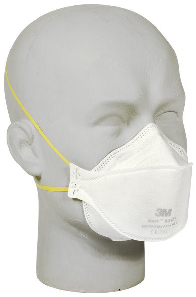 3M Einweg-Partikelmaske FFP1, anatomisch, flach faltbar, 20 Stk