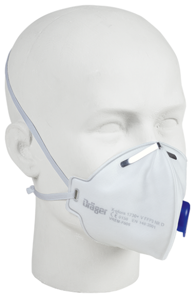 Dräger X-PLORE 1730+ FFP3 Einweg Partikelmaske mit Ventil