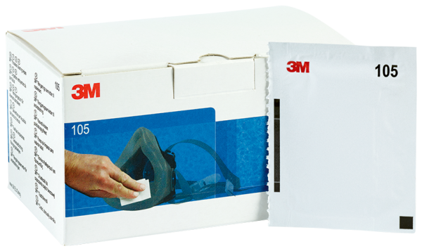 3M Desinfektions- und Reinigungstuecher für Masken, 40er Pack