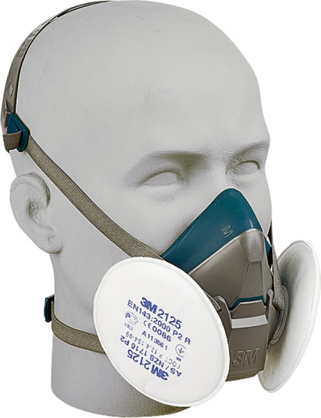 3M Serie 6500QL Halbmaske M – Hautfreundliches Silikon, Bequemer Sitz