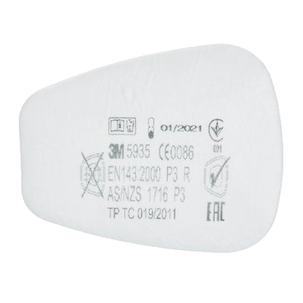 3M Partikelfilter P3 5935 Schutzfilter für Serie 6000 Masken