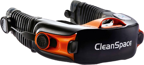 CLEANSPACE ULTRA Power Gebläseeinheit, schwarz-orange, ergonomisch