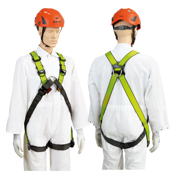 VERTIQUAL V33 ADVENTURE Auffanggurt S-M, Neon Gelb, Smart-Lock