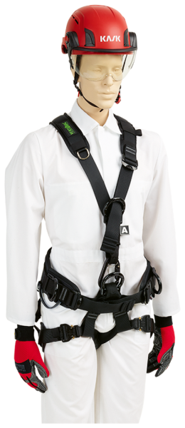 Industrie-Klettergurt VERTIQUAL V86 EQUINOX L-XL schwarz mit Nanodirt