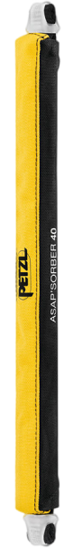 Petzl Bandfalldaempfer ASAP’SORBER 40 cm Schwarz/Gelb, 50-130 kg