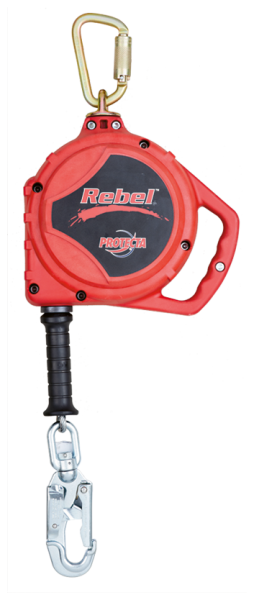3M REBEL Höhensicherungsgerät mit 10 m Stahlseil und Stahlkarabiner
