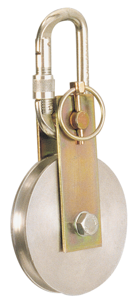 3M Rollgliss Umlenkrolle Stahl-Aluminium mit Karabiner, Dreibein kompatibel