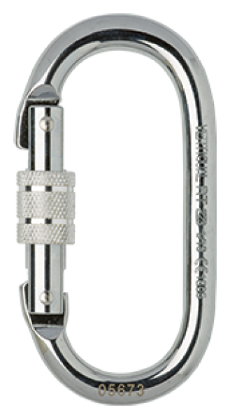 Stahl-Karabiner VERTIQUAL ANNAPURNA mit D-Schraubverschluss, 25 kN